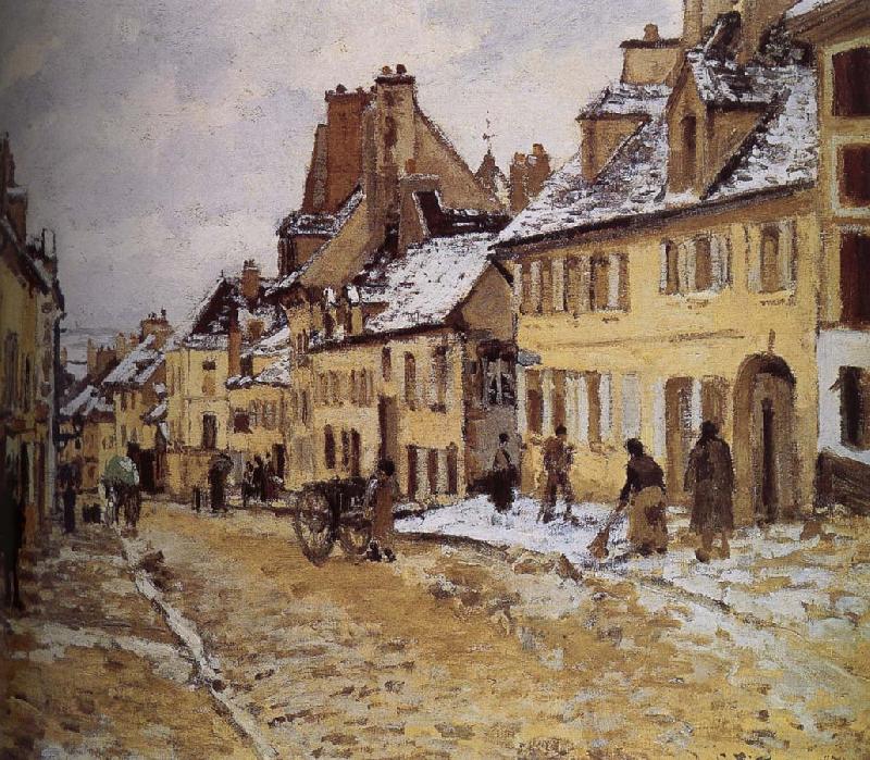 Camille Pissarro Leads to the loose multi tile this lucky Shao road China oil painting art